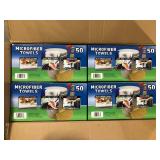 Lot of Intex 11.8 in. x 11.8 in. Microfiber Cleaning Towel Pop Box (50-Box)  Customer Returns See Pictures