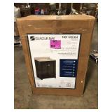 Glacier Bay Delridge 25 in. Single Sink Chocolate Bath Vanity with Caramel Cultured Marble Top (Assembled)  Customer Returns See Pictures