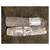 Lot of Nourison Elation Ivory Grey 2 ft. x 6 ft. Center medallion Traditional Runner Area Rug  Customer Returns See Pictures