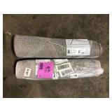 Lot of Nourison Elation Ivory Grey 2 ft. x 6 ft. Center medallion Traditional Runner Area Rug  Customer Returns See Pictures