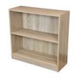 30.8 in. Sonoma Oak 3-Shelf Standard Bookcase with Footer Customer Returns See Pictures