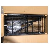 Karl home Black Iron Clothes Rack 74.81 in. W x 70.87 in. H   Customer Returns See Pictures