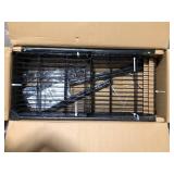 Karl home Black Iron Clothes Rack 74.81 in. W x 70.87 in. H   Customer Returns See Pictures