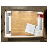 24 in. White Backless Wood Counter Height Bar Stools (Set of 2) by Twin Star Home   Customer Returns See Pictures