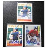 Max Kepler Autograph Baseball Card Lot | 3 Autograph Cards