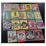 Vintage 1950s Topps Baseball Card Lot | 19 Cards *Mid Grade or Better*