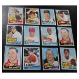 Vintage 1965 Topps Baseball Card Lot  | 12 Cards *Mid Grade or Better*