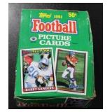 1991 Topps Football Unopened Pack Lot | 34 Packs