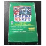 1990 Pro Set Football Unopened Factory Sealed Hobby Box