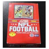 1990 Score Football Unopened Hobby Box