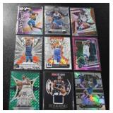Anthony Edwards Basketball Card Lot | 9 Cards w/ (1) Jersey Relic Card