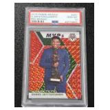 2019-20 Mosaic Red Prizm Giannis Antetokounmpo #297 PSA 10