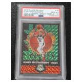 2019-20 Mosaic Jam Masters Green Prizm Giannis Antetokounmpo #19 PSA 10