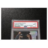 2019-20 Prizm NBA Finest Silver LeBron James #3 PSA 9