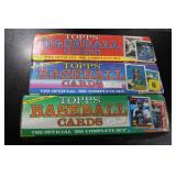 1988 to 1990 Topps Baseball Factory Sealed Complete Set Lot | 3 Sets