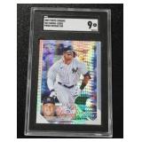 2023 Topps Chrome Prism Refractor Aaron Judge #62 SGC 9