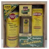 1) Remington REM OIL 100th Anniversary - Kit with Bonus Ammo & (1) Outers Gunslick Rifle Kit (See Photo)