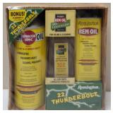 (1) Remington REM OIL 100th Anniversary - Kit with Bonus Ammo & (1) Outers Gunslick Rifle Kit (See Photo)