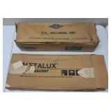 Variety of Ceiling Lights - (1) Williams Light Fixture. & (1) Cooper Light Fixture, (3) Lithonia Lighting - Fluorescent Fixtures (3) Duray - Fluorescent Lights