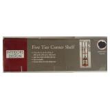 Interiors by Design | Five - Tier Corner Shelf - No Tools Required