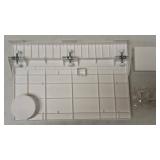 SOLEJAZZ | (1) Bedside Shelf - White - NEW