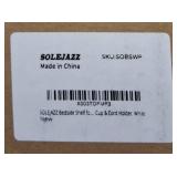 SOLEJAZZ | (1) Bedside Shelf - White - NEW