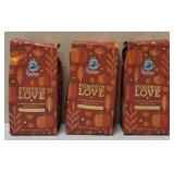 (3) Caribou Coffee | Pumpkin Love - A Pumpkin Flavored Coffee - Medium Roast | Ground - 11 oz Bags