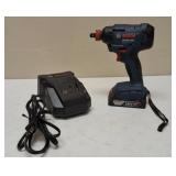 Bosch Set | 1/4" HEX 1/2" Square Drive Impact Gun(1) 18V Battery (1) 18V Charger