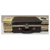 Collection of Vintage 8 Track Tapes & (1) Carry Case (See Photo)