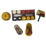 Vintage Noise Makers & Poker Chips