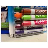 Expo Dry Erase Markers and Cleaner