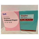 Pink and Turquoise Copy Paper