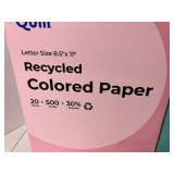 Pink and Turquoise Copy Paper