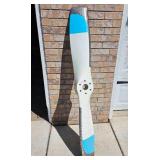 Vintage Woodenand metal Edge Propeller