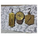 Vintage Brass Dairy Scales (Handson, Sargent, Chatillon)