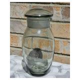 Holmegaard Smoke Glass "Key West" Cocktail Shaker from Designer Per Lutken