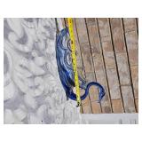 Glass Blown Blue Swan