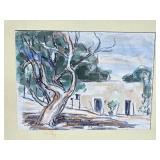 M. Delagarza Original Watercolor