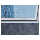 Robert Bateman - Midnight - Black Wolf Singed & Numbered Print