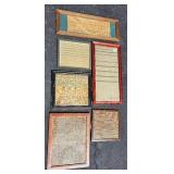 Vintage Stitch Pattern Samplers Group A