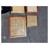 Vintage Stitch Pattern Samplers Group A