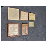 Vintage Stitch Pattern Samplers Group B