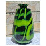 Stunning Czech Bavarian Glass Vase