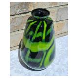 Stunning Czech Bavarian Glass Vase