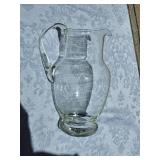 Stunning Crystal Steuben Pitcher