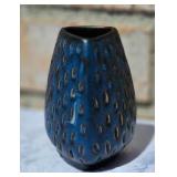 Charming Dimpled Earthenware Vase