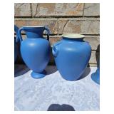 Vintage Coors Pottery Blue Group