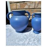 Vintage Coors Pottery Blue Group