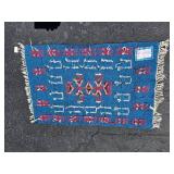 Stunning Blue Tunisian Tribal Rug