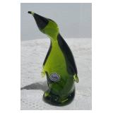 Vintage Hand Plown Studio Art Glass Penguin - Rainbow - Huntington, VA